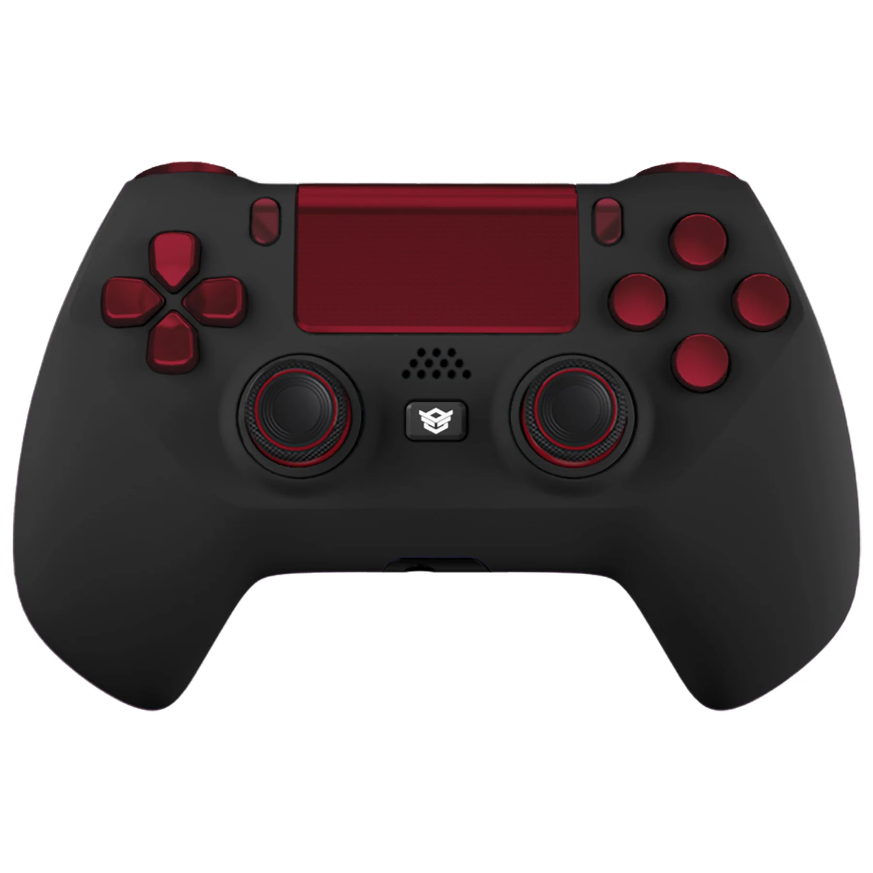 HEXGAMING HYPER Controller with TMR Joysticks for PS4, PC, Mobile - Black Red - Image 2