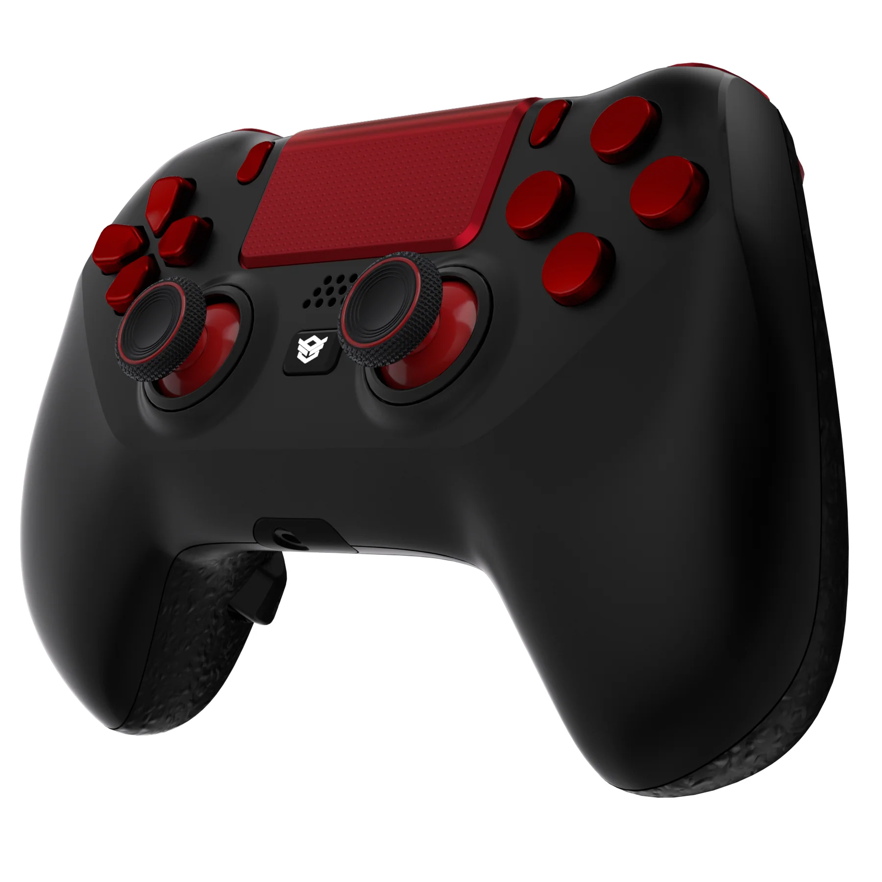 HEXGAMING HYPER Controller with TMR Joysticks for PS4, PC, Mobile - Black Red - Image 3