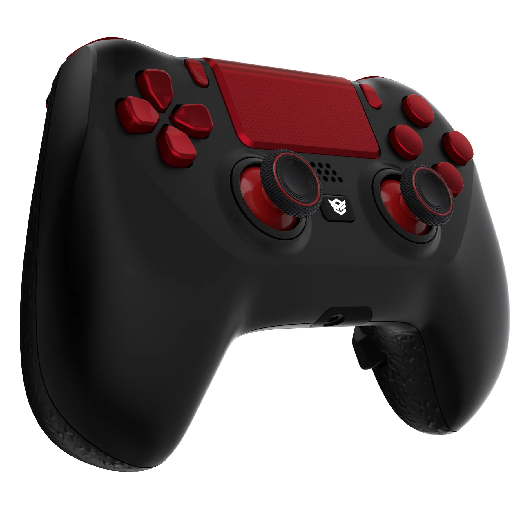 HEXGAMING HYPER Controller with TMR Joysticks for PS4, PC, Mobile - Black Red - Image 4