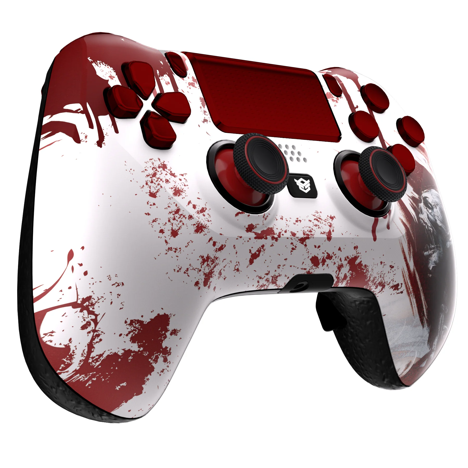HEXGAMING HYPER Controller with TMR Joysticks for PS4, PC, Mobile - Blood Zombie - Image 4