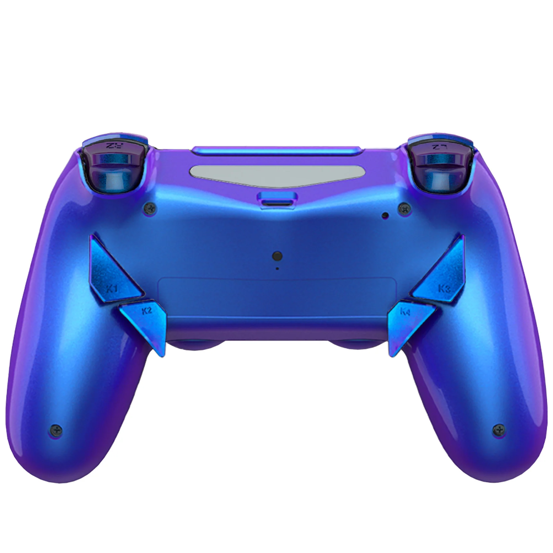HEXGAMING NEW EDGE Controller with TMR Joysticks for PS4, PC, Mobile - Chameleon Purple Blue - Image 3