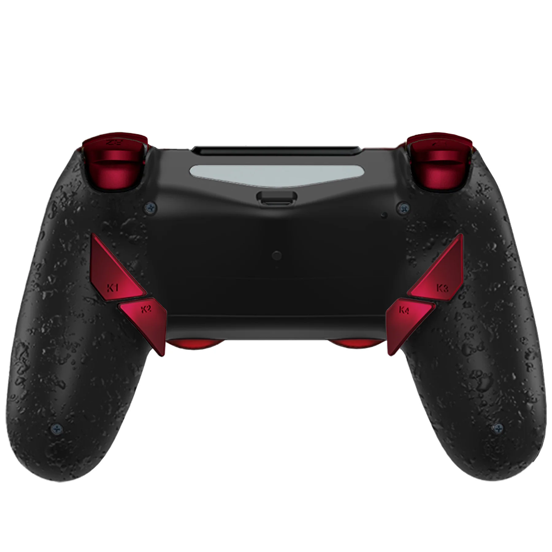 HEXGAMING NEW EDGE Controller with TMR Joysticks for PS4, PC, Mobile - Shadow Red - Image 3