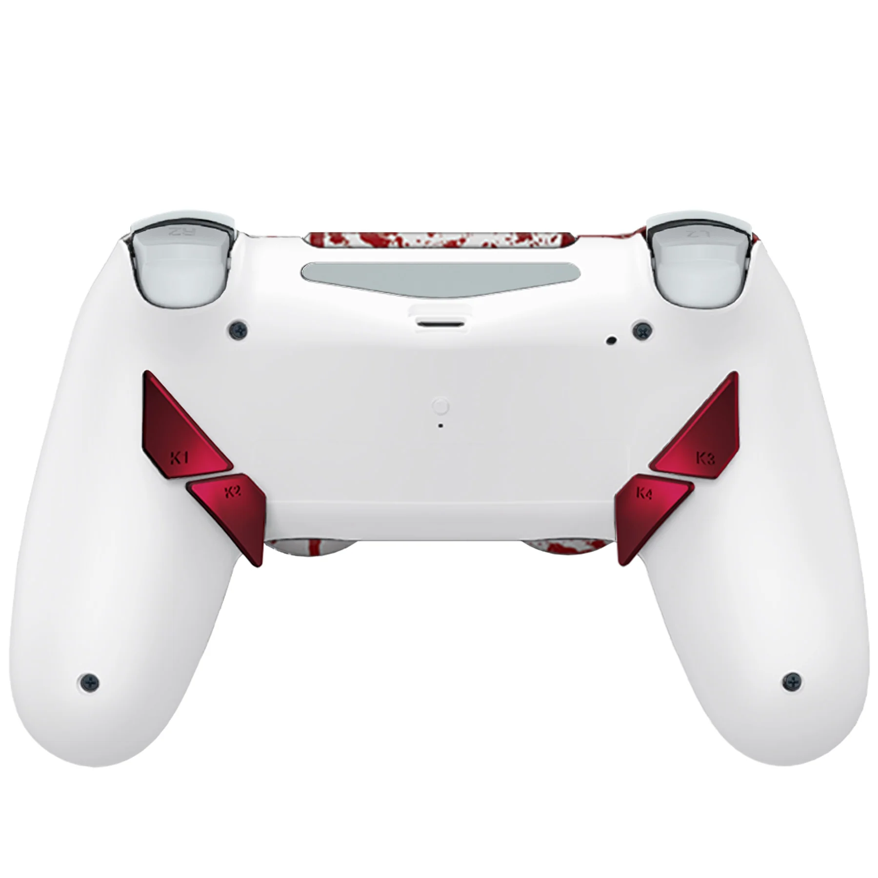 HEXGAMING NEW EDGE Controller with TMR Joysticks for PS4, PC, Mobile - Zombies White - Image 3