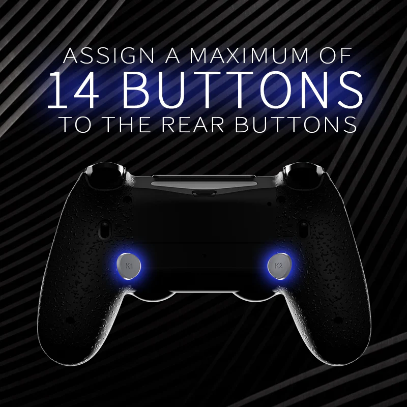 HEXGAMING NEW SPIKE Controller with TMR Joysticks for PS4, PC, Mobile- Blazing Red - Image 5