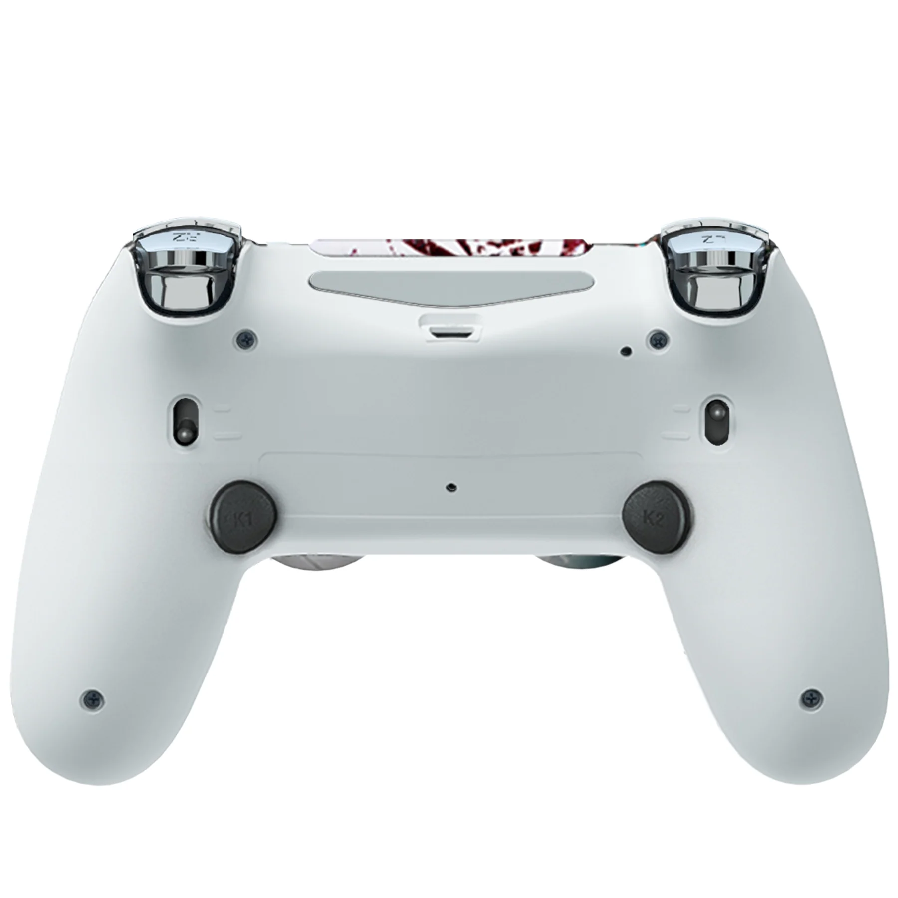 HEXGAMING NEW SPIKE Controller with TMR Joysticks for PS4, PC, Mobile- Clown Chrome Silver - Image 3