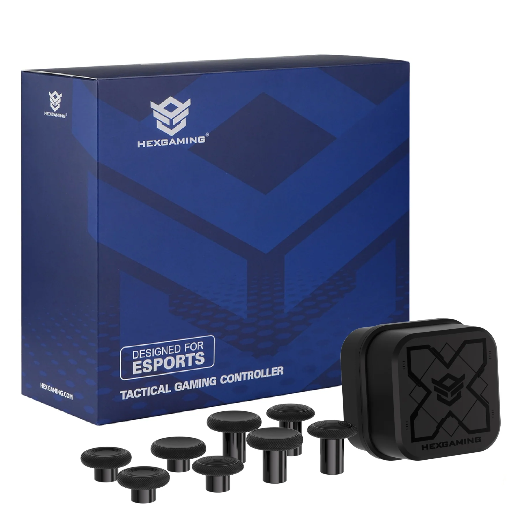 HEXGAMING NEW SPIKE Controller with TMR Joysticks for PS4, PC, Mobile- Mysterious Black - Image 4