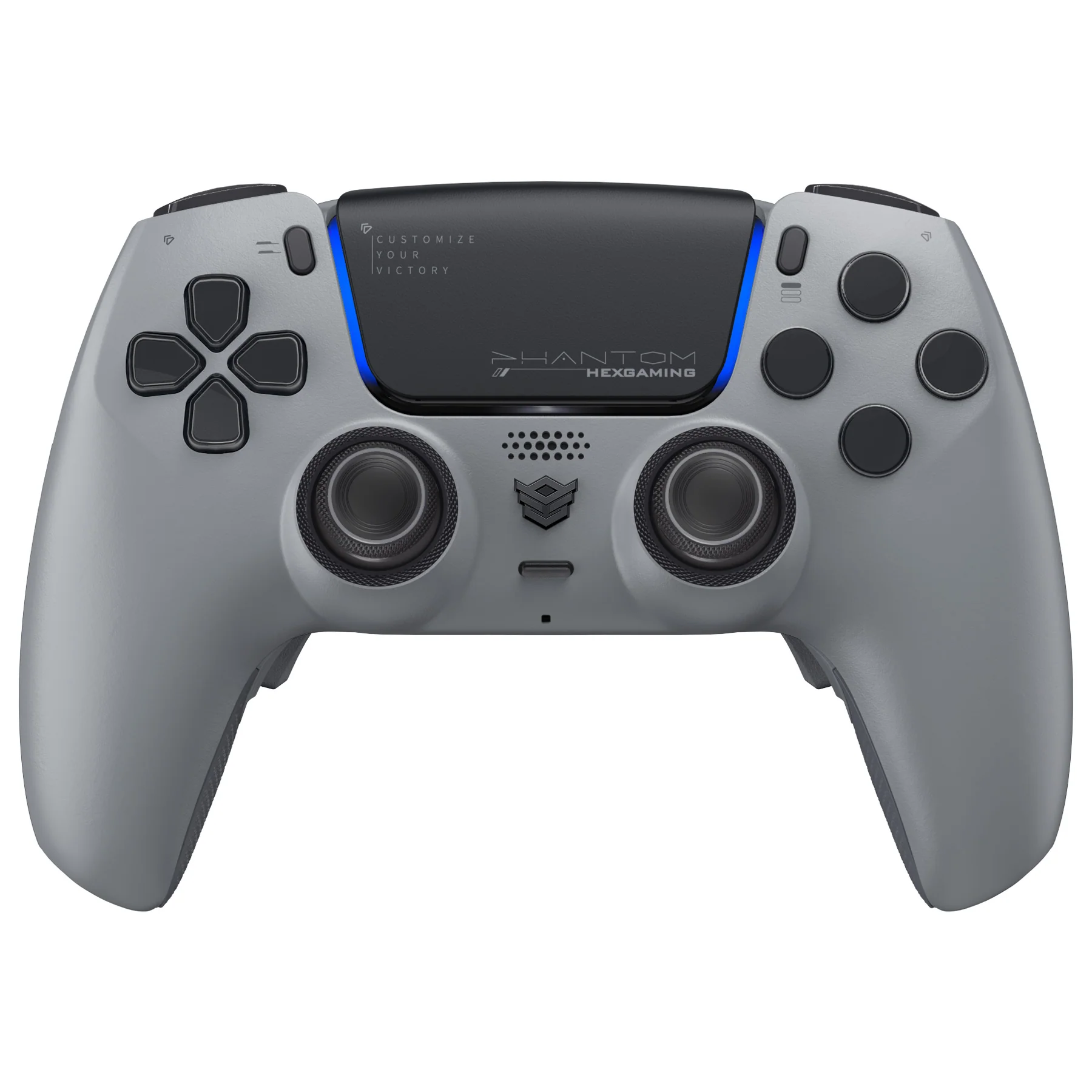 HEXGAMING PHANTOM Controller with Adjustable Triggers for PS5, PC, Mobile - 1994 Gray - Image 3