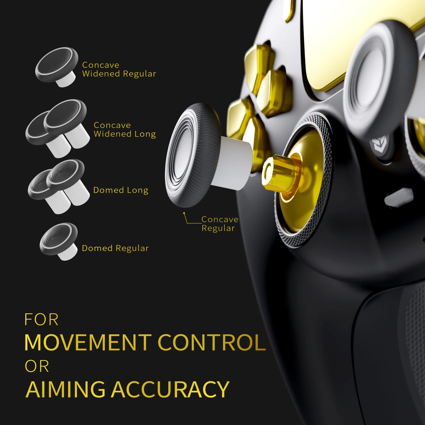 HEXGAMING RIVAL PRO Controller with Hall Effect Joysticks for PS5, PC, Mobile- Matte black - Image 8