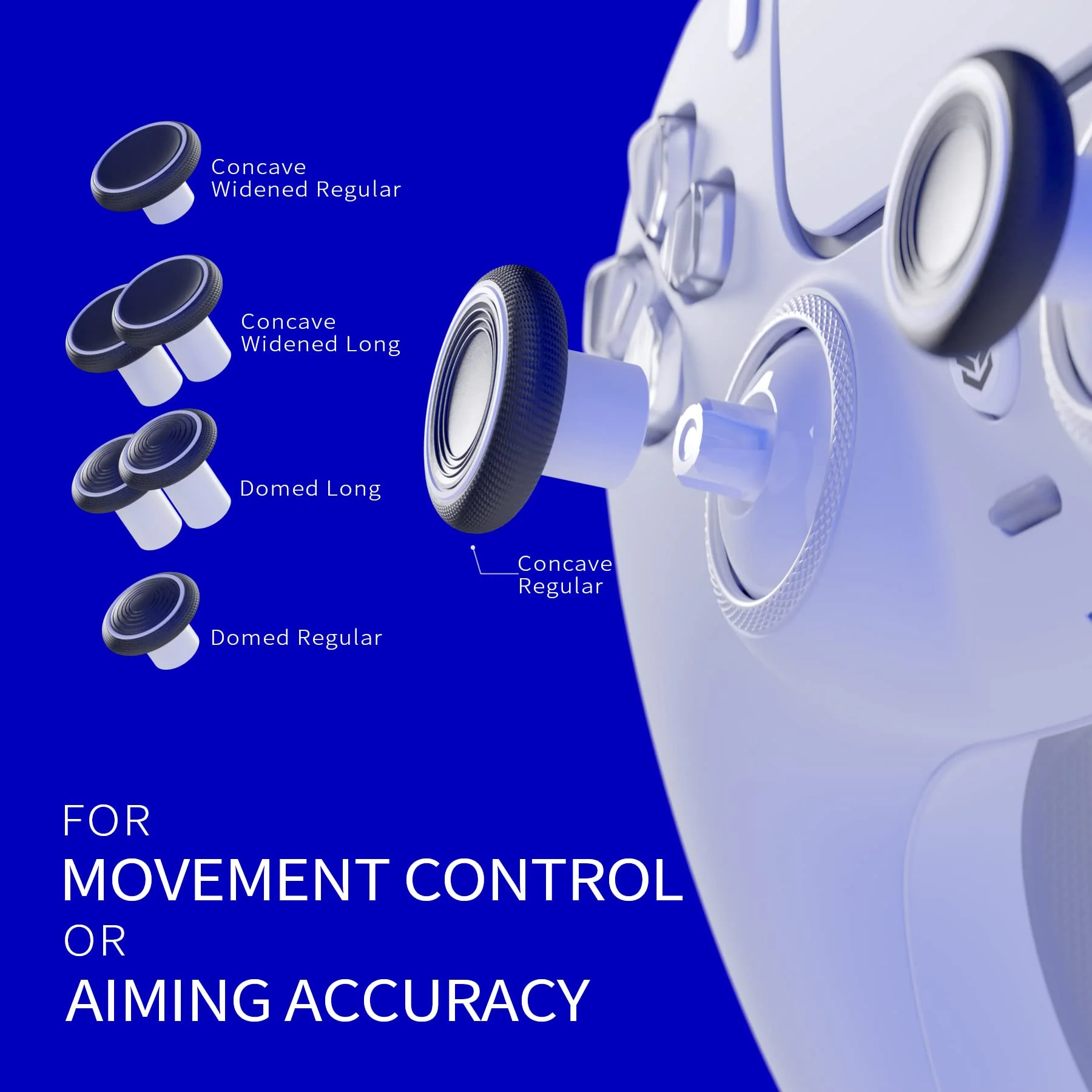 HEXGAMING ULTIMATE Controller with Hall Effect Joysticks for PS5, PC, Mobile - Winter Blossom - Image 6
