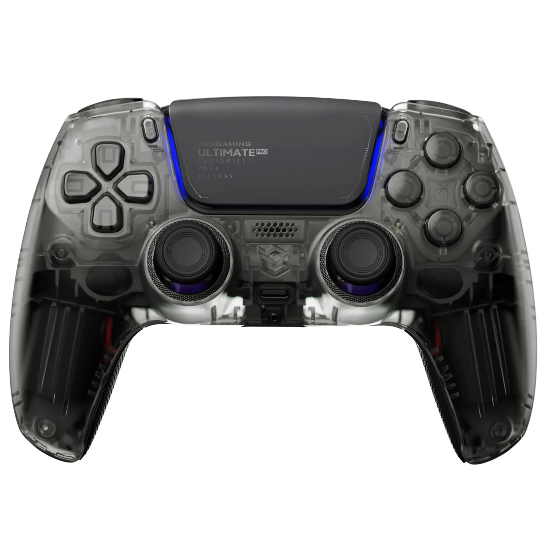 HEXGAMING ULTIMATE PRO Controller with Adjustable Triggers for PS5, PC, Mobile - Hall Effect Explorer Black - Image 2