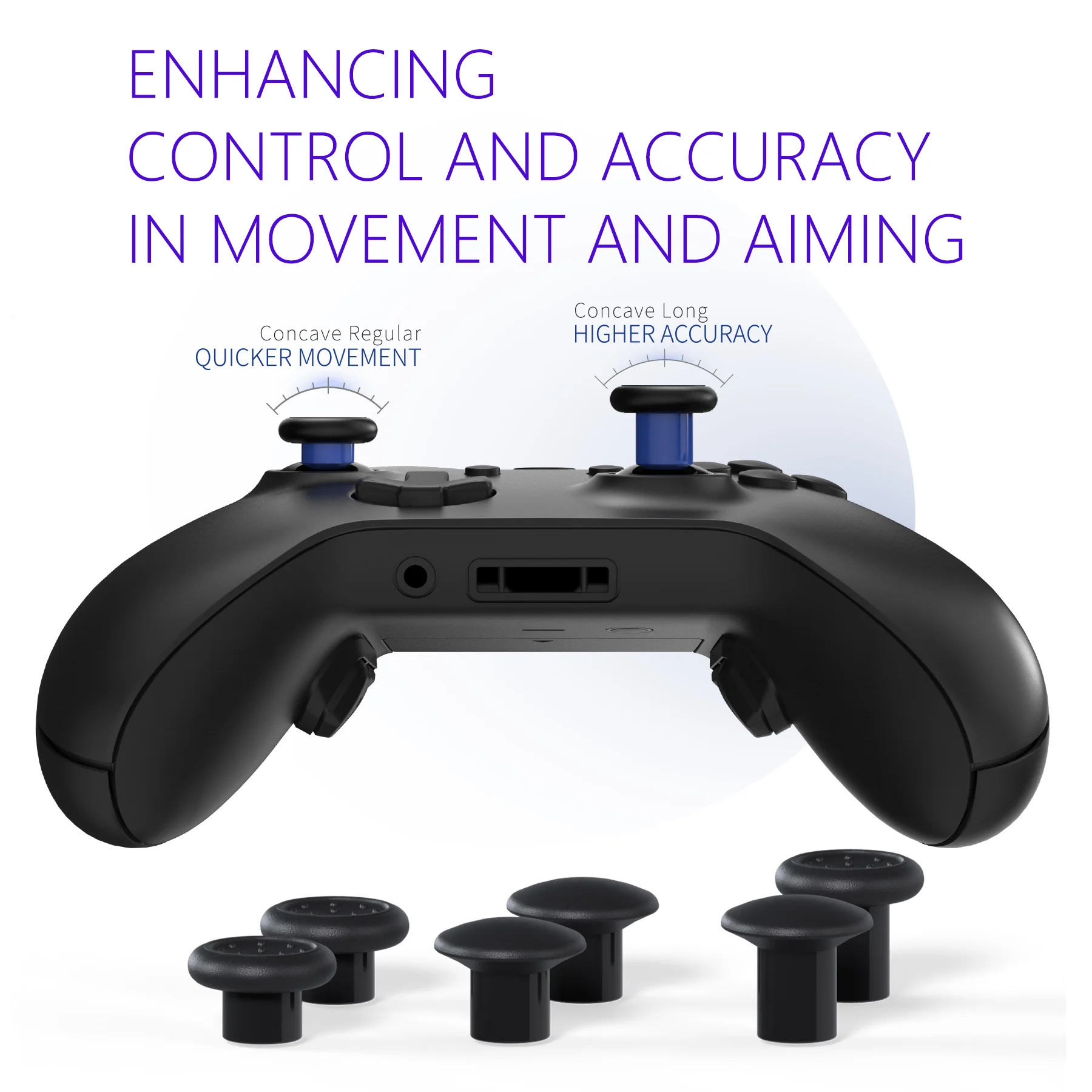 HEXGAMING ULTRA ONE Controller for XBOX, PC, Mobile-Cyber Plague ABXY Labeled - Image 7