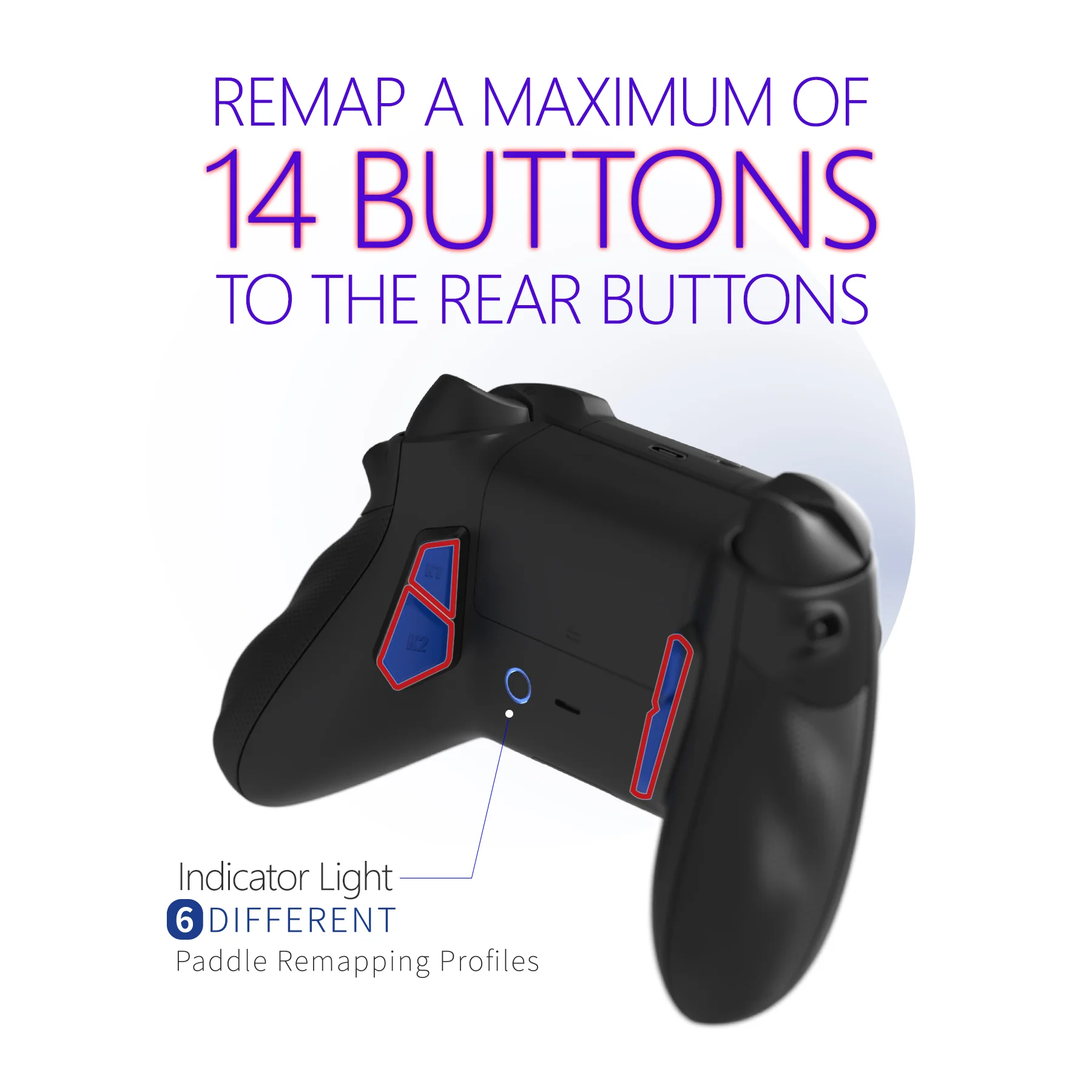 HEXGAMING ULTRA X Controller with TMR Joysticks for XBOX, PC, Mobile - The Great Wave - Image 5