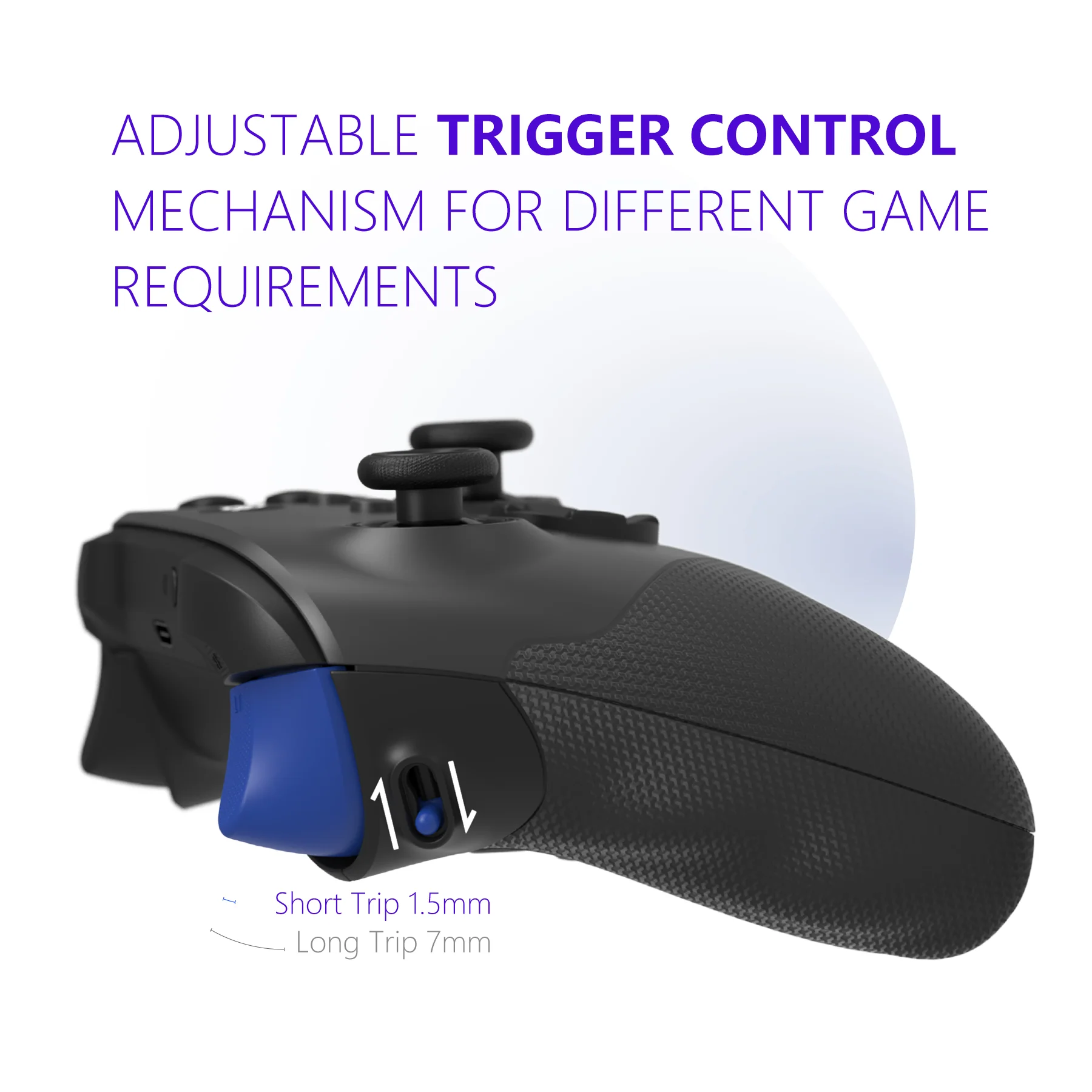 HEXGAMING ULTRA X Controller with TMR Joysticks for XBOX, PC, Mobile  - White - Image 6