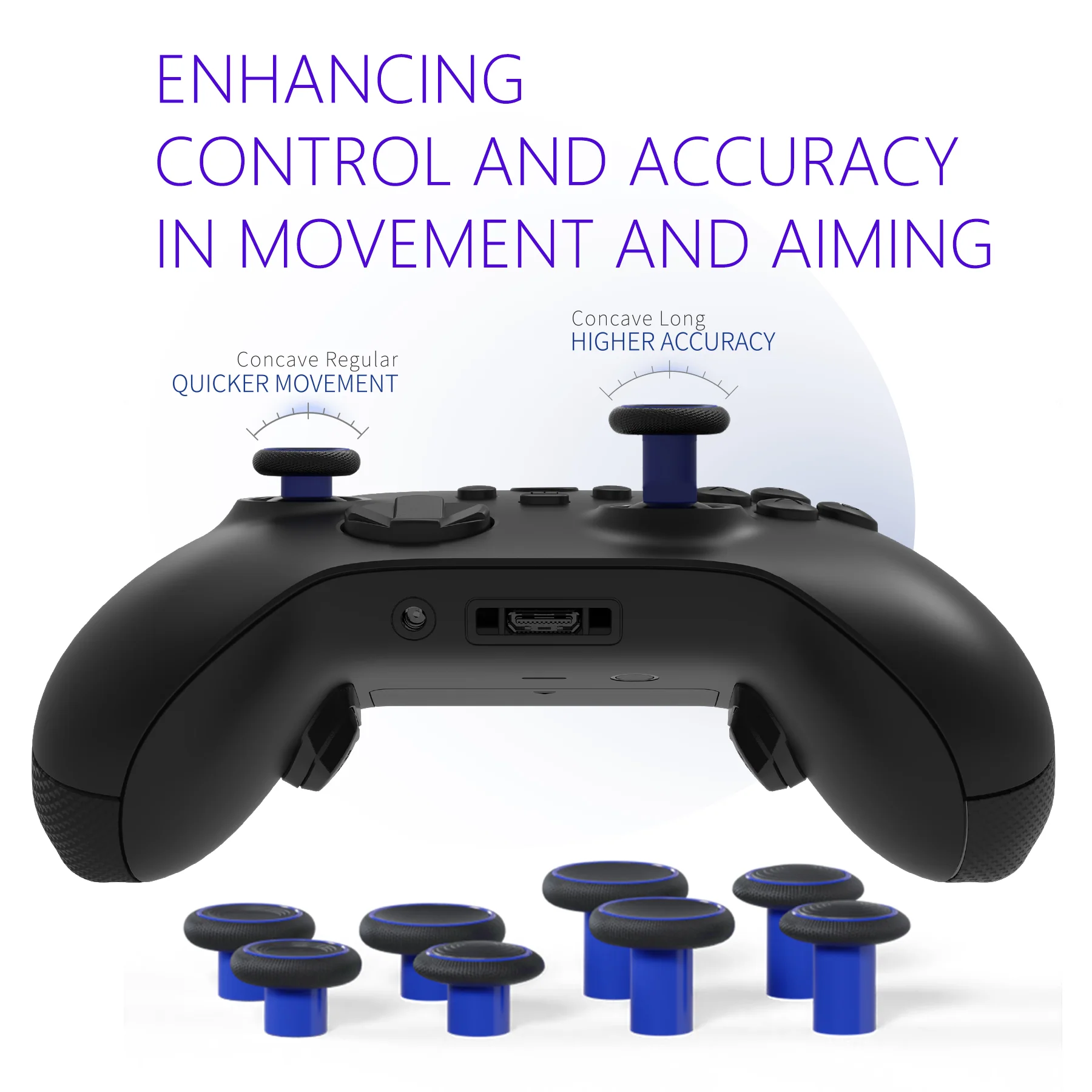 HEXGAMING ULTRA X Controller with TMR Joysticks for XBOX, PC, Mobile - Wood Grain - Image 7